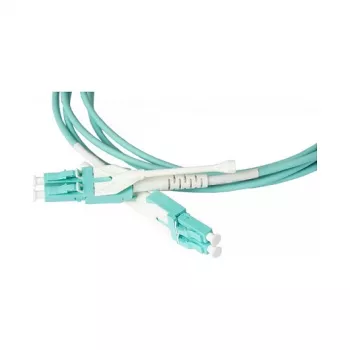 komutācijas kabelis LWL Duplex OM3 (Multimode, 50/125) LC/LC, UNIBOOT, LSZH, reversible polarity, Entriegelungslasche, 2m, Good Connections® (LW-U802LC3)