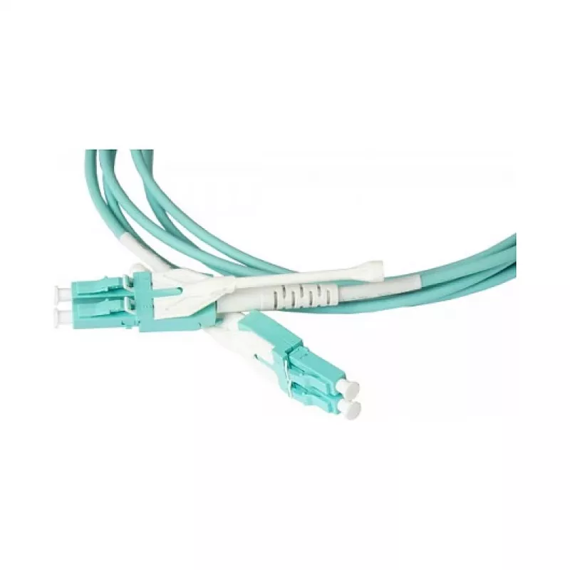 komutācijas kabelis LWL Duplex OM3 (Multimode, 50/125) LC/LC, UNIBOOT, LSZH, reversible polarity, Entriegelungslasche, 2m, Good Connections® (LW-U802LC3)