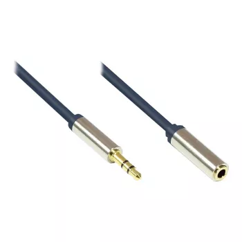 Audio kabelis Alcasa GC-M0055 5m 3.5mm zils