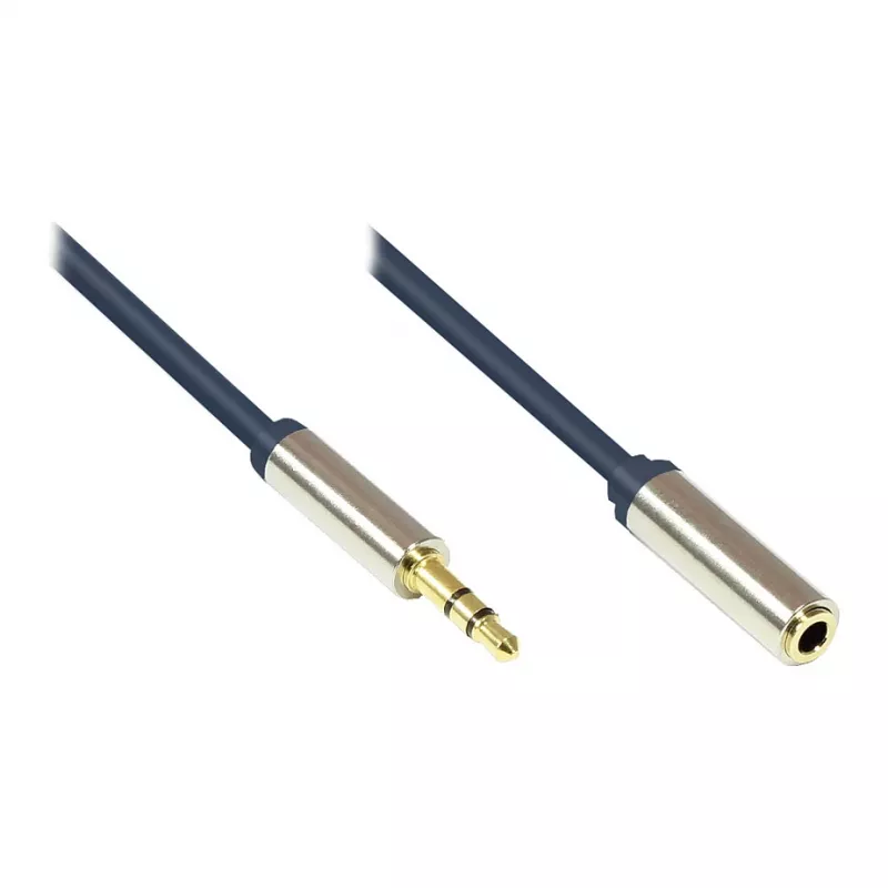 Audio kabelis Alcasa GC-M0055 5m 3.5mm zils
