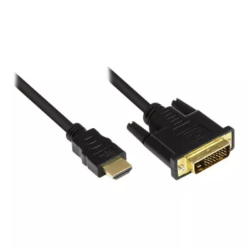 HDMI/DVI-D kabelis Alcasa 1m