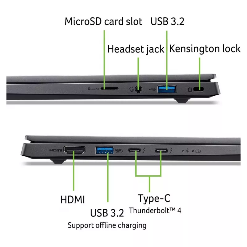 Klēpjdators Acer Swift X 14 OLED SFX14-73G-975F NX.J81EG.004 — 14,5 collas 2880×1800, Intel Core Ultra 9 285H, 2TB SSD, GeForce RTX 5070, HDMI/USB-C, Windows 11 Home