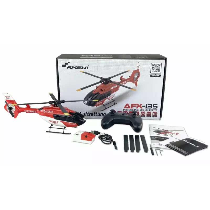 Amewi AFX-135 radio vadāmais (RC) modelis Helikopters Elektrisks dzinējs 1:32