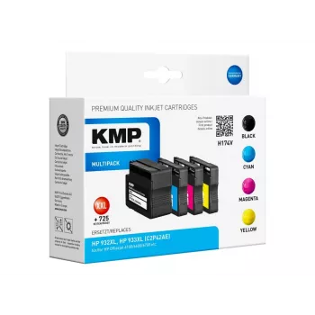 Kārtridžs KMP C2P42AE HP 932XL + 933XL melna krāsaina