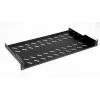 Plaukta plaukts EQUIP Fixed Shelf 19 collas, 1U, 400 mm dziļums, melns, 485 mm platums