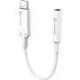 ALOGIC Elements Pro - Adapter USB-C auf Klinkenstecker - USB-C männlich zu Mini-Stecker weiblich - 10 cm - weiß - aktiver Chip (ELPC35A-WH)