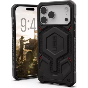 UAG Urban Armor Gear Monarch Pro MagSafe maciņš | Apple iPhone 17 Pro Max | kevlar melns | 114514113940 (114514113940)
