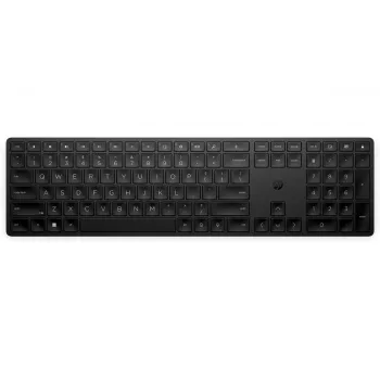 Bezvadu programmējama pilna izmēra tastatūra HP 450 — RF bezvadu + USB, melna