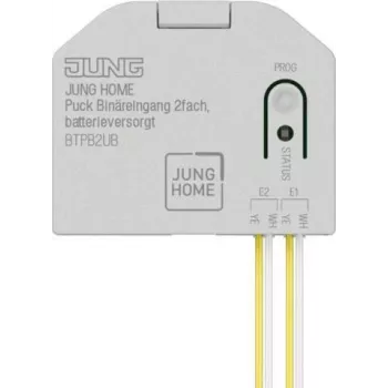 Jung BT P B2 U B JUNG HOME Puck binārā ieeja 2 virzienu ar bateriju barošanu TE (BTPB2UB)