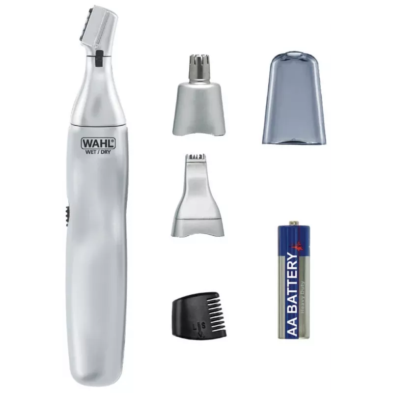Wahl auss, deguna un uzacu 3-in-1 precīzijas trimmeris, sudraba krāsā