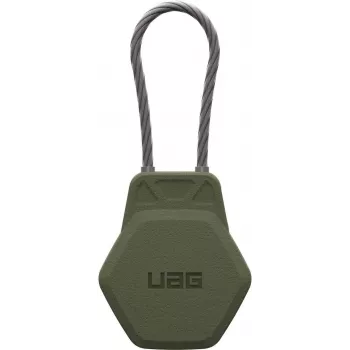 UAG Urban Armor Gear Civilian atslēgu piekariņa maciņš | Apple AirTag | olīvzaļš | 164002117272 (164002117272)