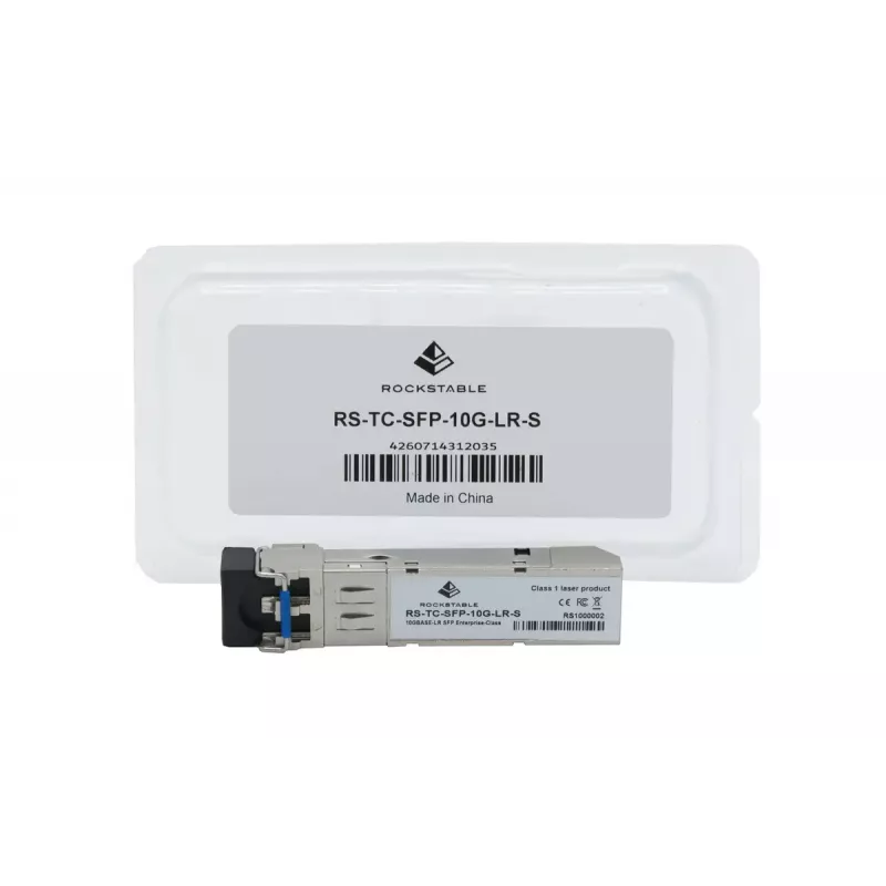 Optiskās šķiedras 10GBASE-LR SFP+ raiduztvērējs Rockstable — 10 Gbit/s, 1310 nm, LC, 10 km