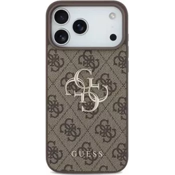 GUESS Hard Cover 4G Big Metal Logo Brown, Apple iPhone 17 Pro Max, GUHCP17X4GMGBR