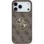 GUESS Hard Cover 4G Big Metal Logo Brown, Apple iPhone 17 Pro Max, GUHCP17X4GMGBR
