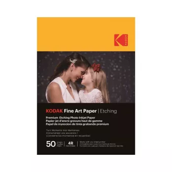 Fotopapīrs Kodak Fine Art Paper 10 x 15 cm – spīdīga tintes drukājamā lapa fotogrāfijām
