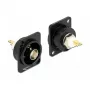 BNC ligzdas vada savienotājs DELOCK 86788, melns, 26×31,4×31 mm