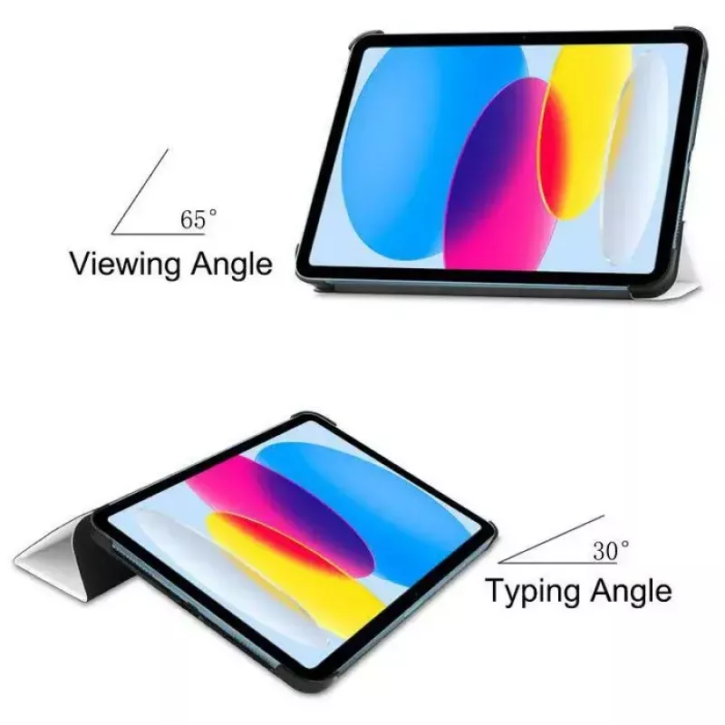 Planšetdatora maciņš CoreParts TABX-IP10-COVER6 — atvāžams maciņš Apple iPad (2022), 27,7 cm (10,9 collas), 2 statīva režīmi, balts