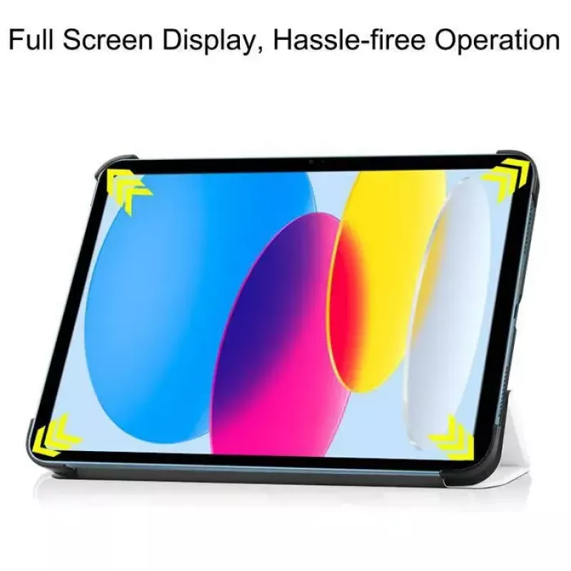Planšetdatora maciņš CoreParts TABX-IP10-COVER6 — atvāžams maciņš Apple iPad (2022), 27,7 cm (10,9 collas), 2 statīva režīmi, balts