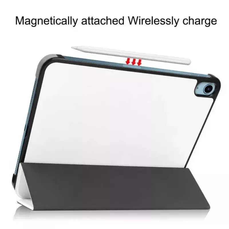 Planšetdatora maciņš CoreParts TABX-IP10-COVER6 — atvāžams maciņš Apple iPad (2022), 27,7 cm (10,9 collas), 2 statīva režīmi, balts