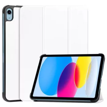 Planšetdatora maciņš CoreParts TABX-IP10-COVER6 — atvāžams maciņš Apple iPad (2022), 27,7 cm (10,9 collas), 2 statīva režīmi, balts