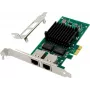 Tīkla karte MicroConnect I350-T2 PCIe x1 Dual Port 1GbE