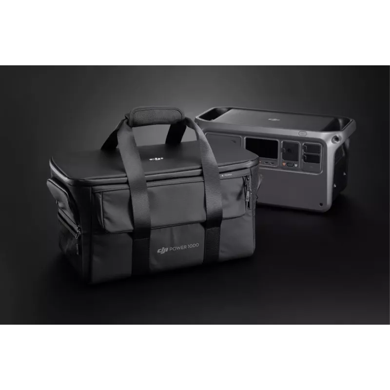 Pārnēsājama soma DJI Power 1000 pārnēsājamai elektrostacijai, melna, 240×452×232 mm