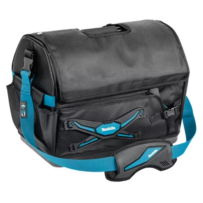 Makita instrumentu kaste E-05446 Melna, Zila Plastmasa, Poliesters, Tērauds