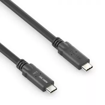 USB4 Gen 2x2 kabelis PureLink PI6600-030 USB-C uz USB-C 3 m, 20 Gbit/s, magnētiski ekranēts, melns