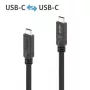USB4 Gen 2x2 kabelis PureLink PI6600-030 USB-C uz USB-C 3 m, 20 Gbit/s, magnētiski ekranēts, melns