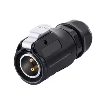 Vada savienotājs S1 Power 2-pin melns Alcasa IC01-20P201