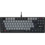 Mehāniskā tastatūra Cherry KC 500 MX LP TKL — MX zema profila slēdži, bezskaitļu bloka, US izkārtojums, ziloņkaula krāsa