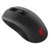 MSI VERSA 300 WIRELESS 8K spēļu pele, piemērota abām rokām, optiskā, 2600 DPI, 6 pogas, melna
