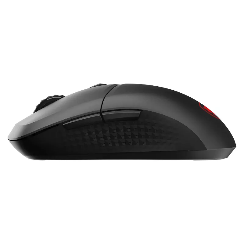 MSI VERSA 300 WIRELESS 8K spēļu pele, piemērota abām rokām, optiskā, 2600 DPI, 6 pogas, melna