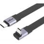 ROLINE USB4-2.0 kabelis 80 Gbit/s plakans ST/ST taisns-270° leņķis - Kabelis - Digitālais/Dati