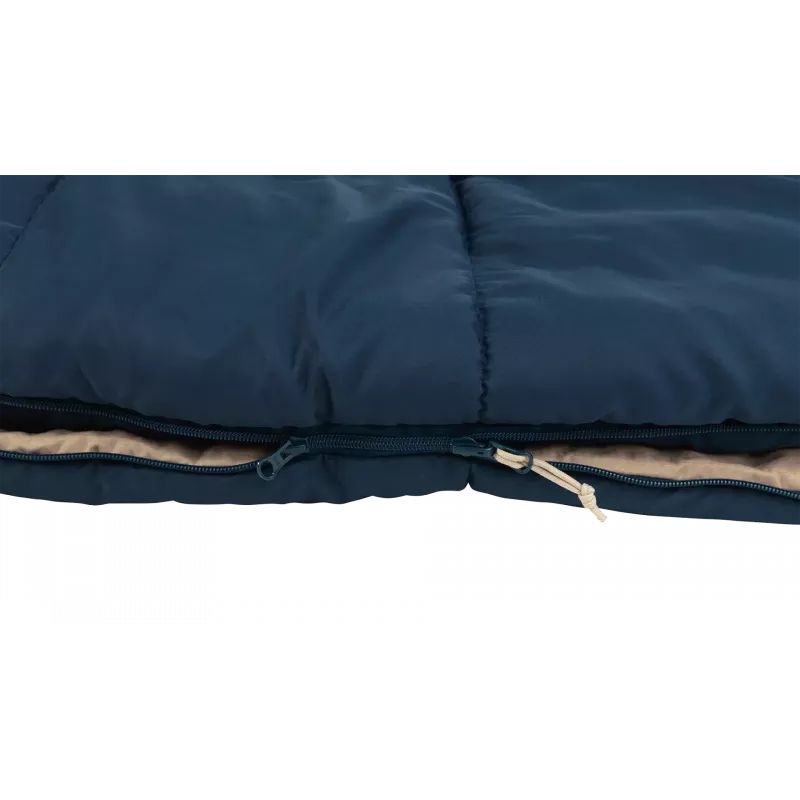 Guļammaiss Outwell Contour Lux 190 cm, sintētisks, kreisais rāvējslēdzējs, tumši zils