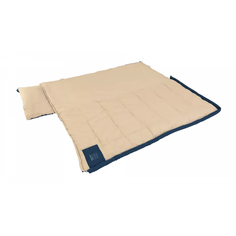 Guļammaiss Outwell Contour Lux 190 cm, sintētisks, kreisais rāvējslēdzējs, tumši zils
