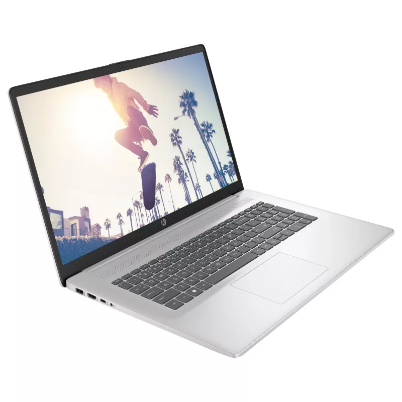 HP 17-cn4160ng Core5 120U/16GB/512SSD/FreeDOS/sudraba USB C 3.1 - tastatūras izkārtojums var būt vācu