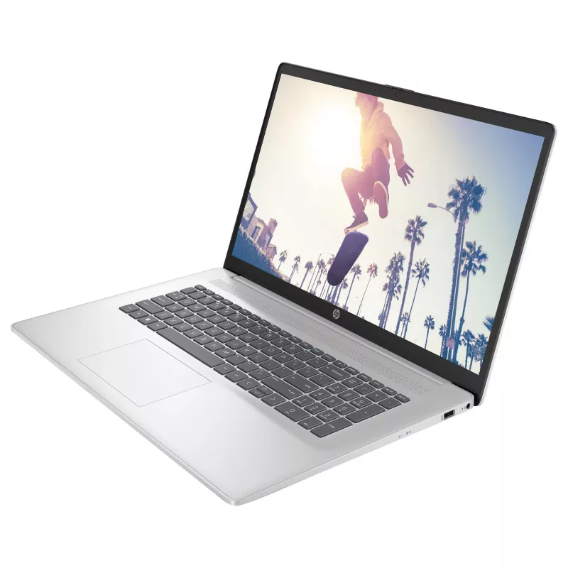HP 17-cn4160ng Core5 120U/16GB/512SSD/FreeDOS/sudraba USB C 3.1 - tastatūras izkārtojums var būt vācu