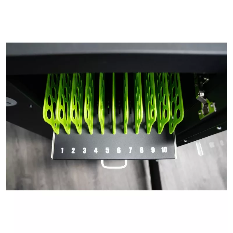 GoodConnections ANTARES PRO T30C planšetdatoru uzlādes rati 11 USB-C 30W pieslēgvietām PD3.0 UVC-dezinfekcija pelēki