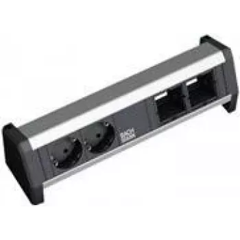 Strāvas sadalītājs Bachmann DESK 1 ar 2 pielāgotiem moduļiem, 230 V barošanas sadale