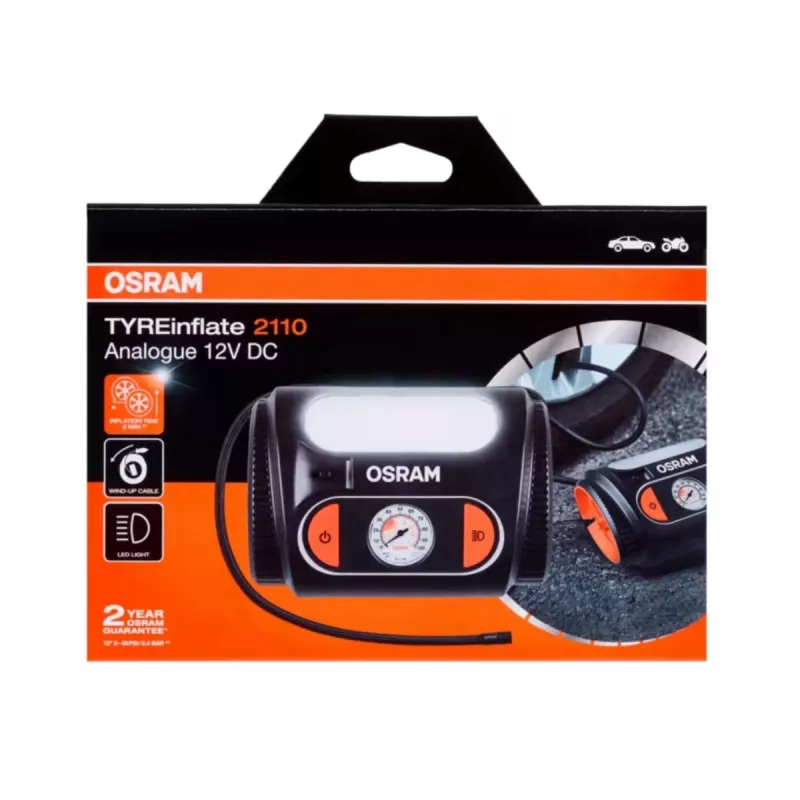 Osram Tyreinflate 2110 automobiļu kompresors 12 V