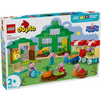 DUPLO Peppa Pig 10461 Vecā Cūka dārzs un siltumnīca būvklucīši