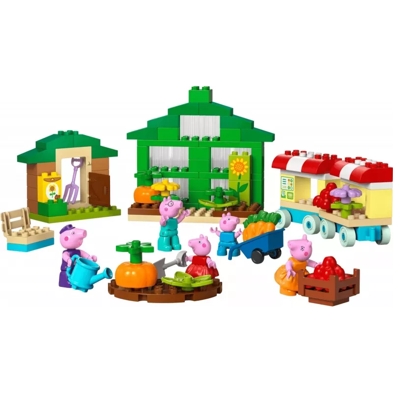 DUPLO Peppa Pig 10461 Vecā Cūka dārzs un siltumnīca būvklucīši