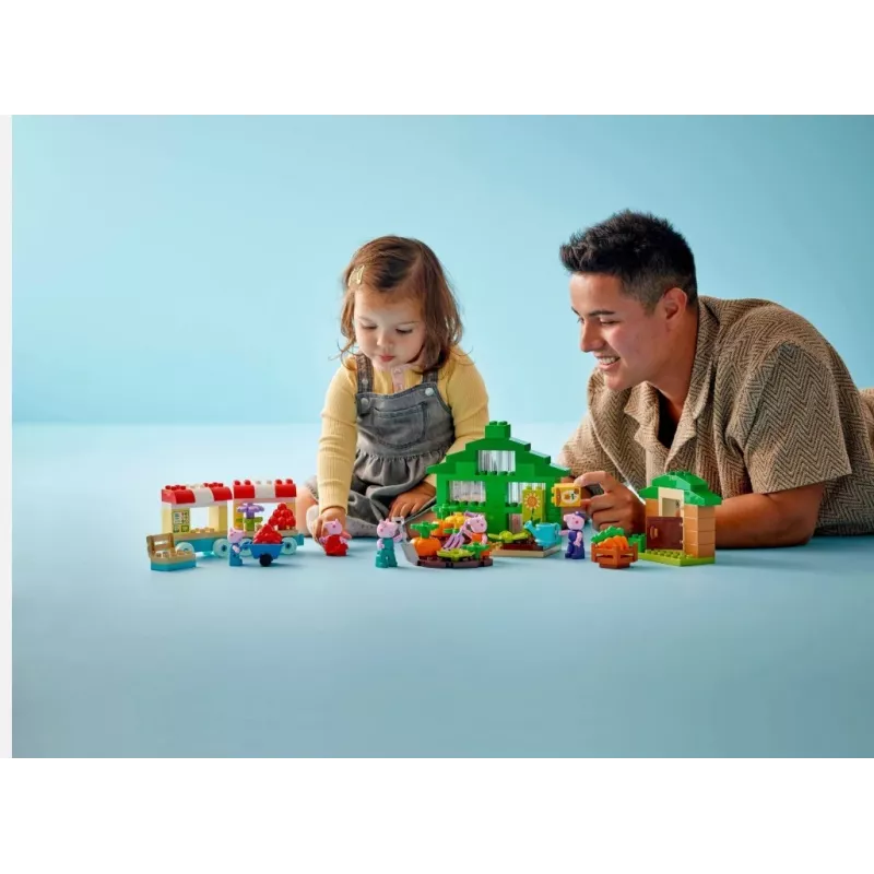 DUPLO Peppa Pig 10461 Vecā Cūka dārzs un siltumnīca būvklucīši