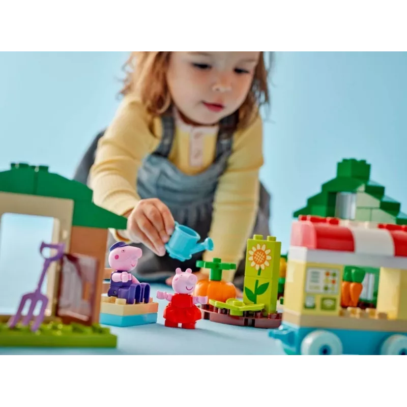 DUPLO Peppa Pig 10461 Vecā Cūka dārzs un siltumnīca būvklucīši