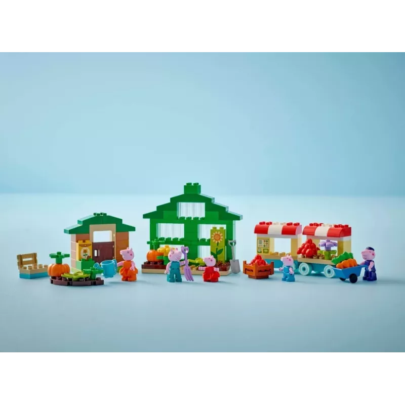 DUPLO Peppa Pig 10461 Vecā Cūka dārzs un siltumnīca būvklucīši