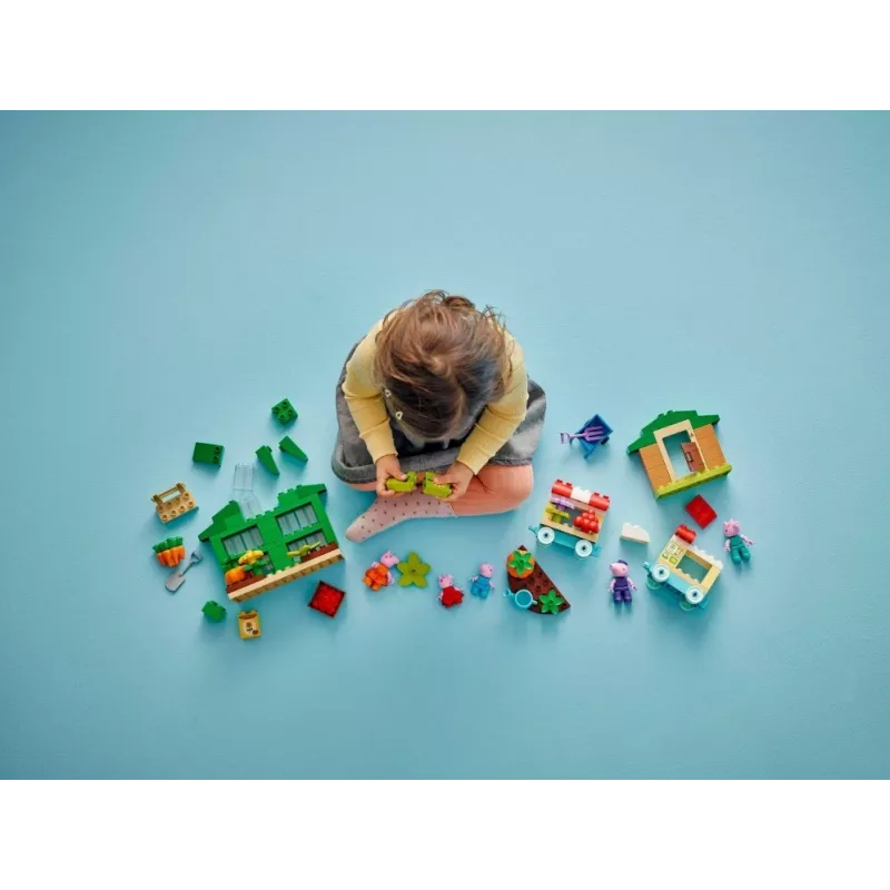 DUPLO Peppa Pig 10461 Vecā Cūka dārzs un siltumnīca būvklucīši