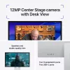 Apple Studio Display XDR monitors, 27 collas, 5K Ultra HD LED, standarta stikls, noliecams un augstumā regulējams statīvs, sudrabains