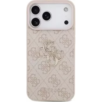 GUESS Hard vāciņš 4G Big Metal Logo Pink, Apple iPhone 17 Pro Max, GUHCP17X4GMGPI (GUHCP17X4GMGPI)