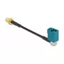 Savienojuma kabelis DeLOCK 88725 Antenas kabelis Melns